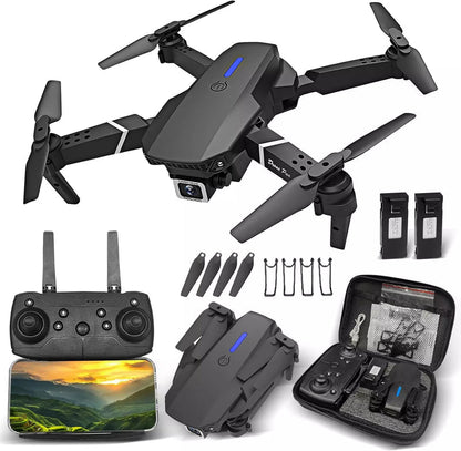 Dron Doble Cámara 4K UltraFly + 2 Baterías Adicionales y Estuche [ÚLTIMAS UNIDADES]